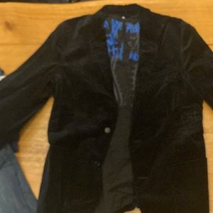 Juicy couture velvet suit jacket